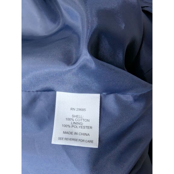 NWOT Pendleton Nantucket Cotton Dress Size 4 Gradient Colorway Midi Blue White - Picture 10 of 11